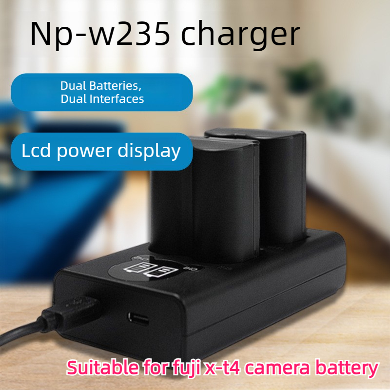 Drone Camera - 2200mAh NP-W235 NP W235 Batterij LCD
