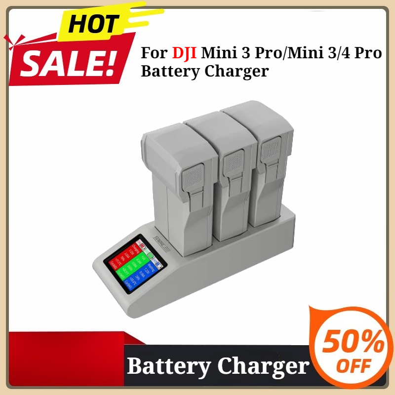 Drone Charger - Snelle oplader USB-oplaadhub met digitaal display
