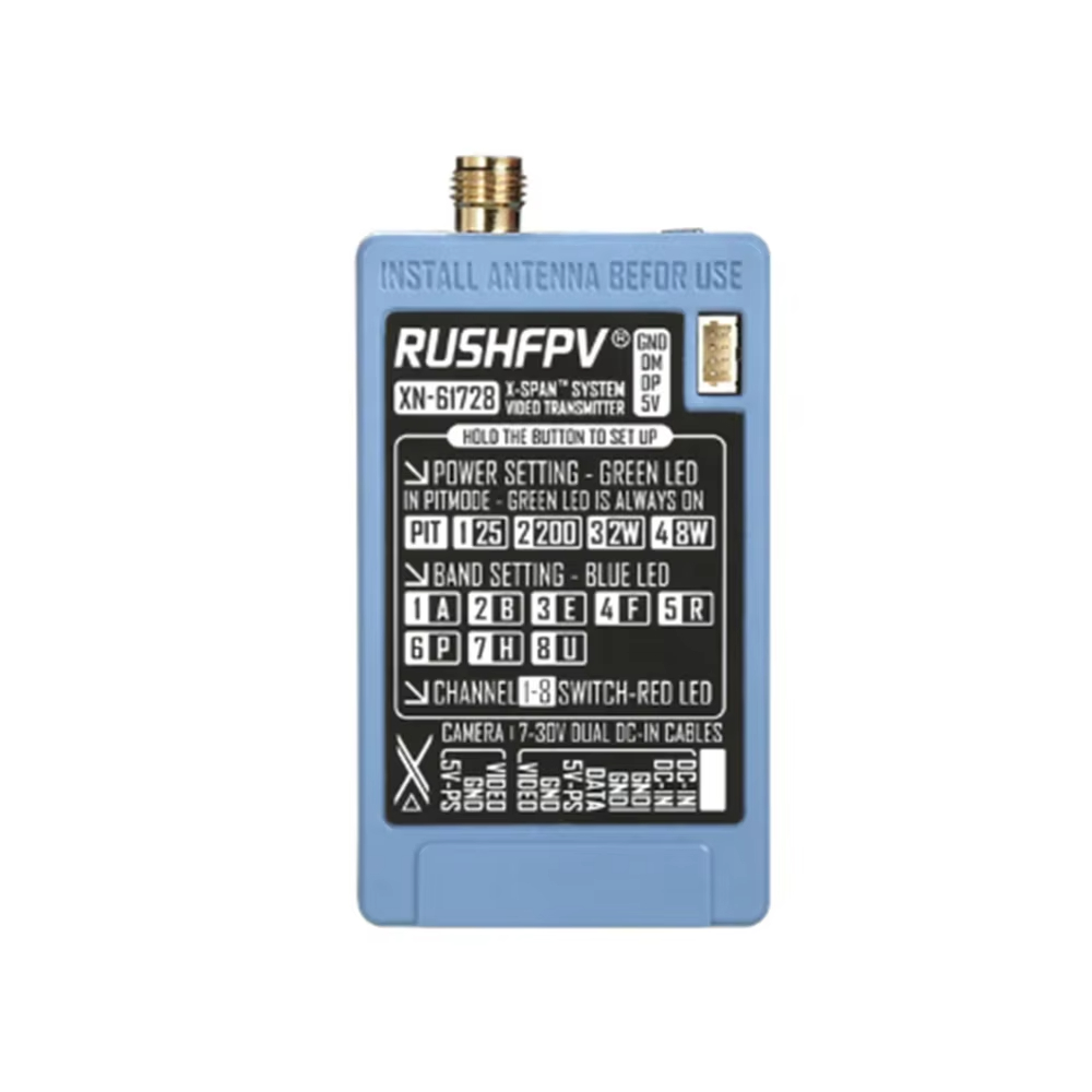 RUSHFPV 6.1‑7.2G 8W X61728 VTX - Drone Antenna recensie en prijs