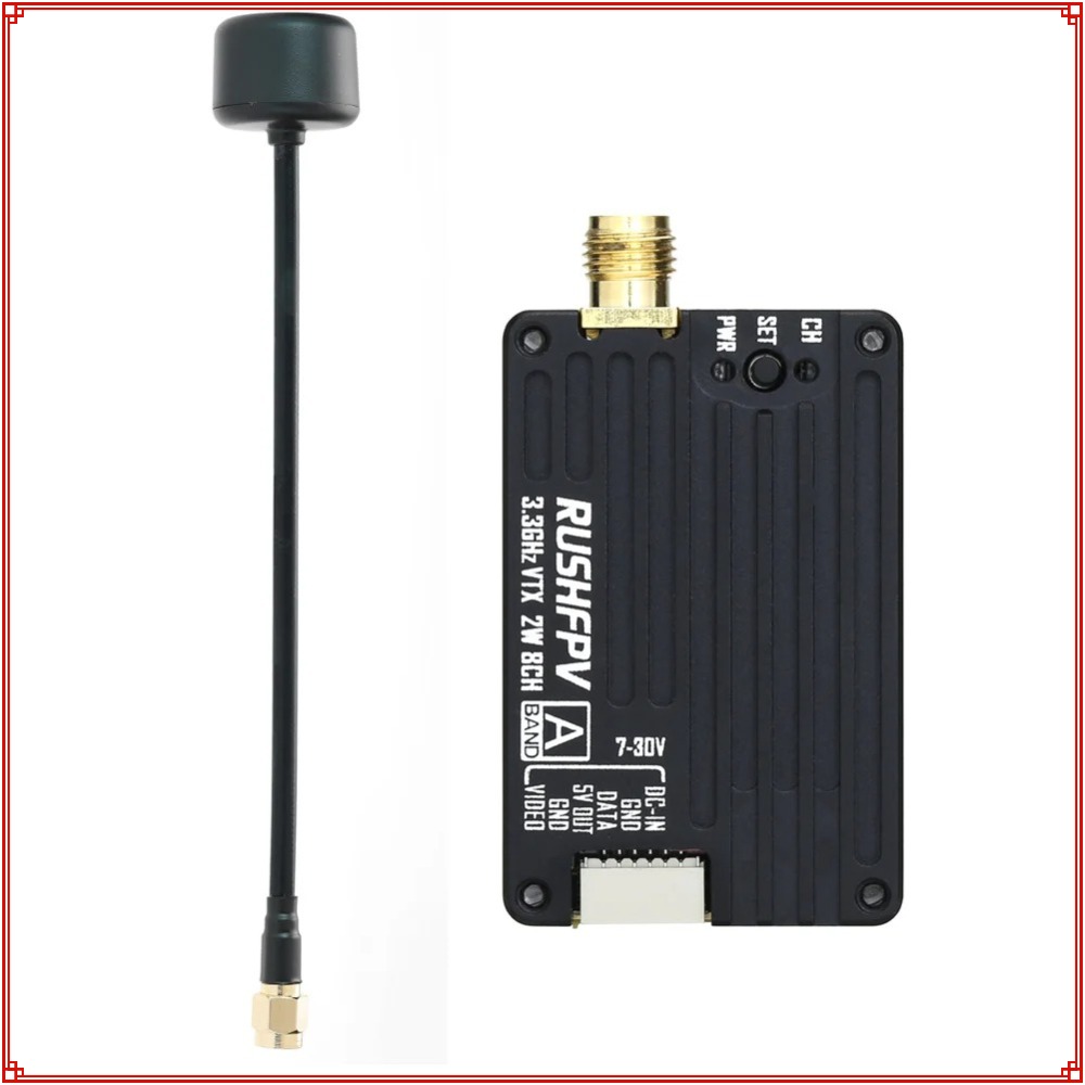 2026 Nieuwe RUSHFPV 3.3G 2W VT - Drone Antenna recensie en prijs