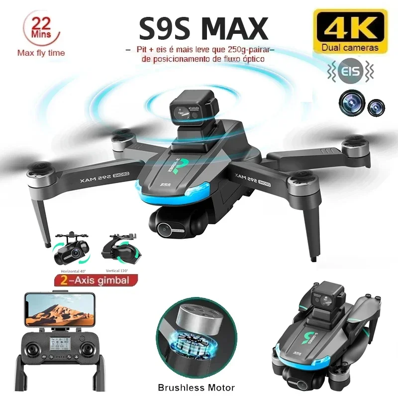 NIEUWE S9S MAX MINI Drone 4K 2 - Drone Gimbal recensie en prijs