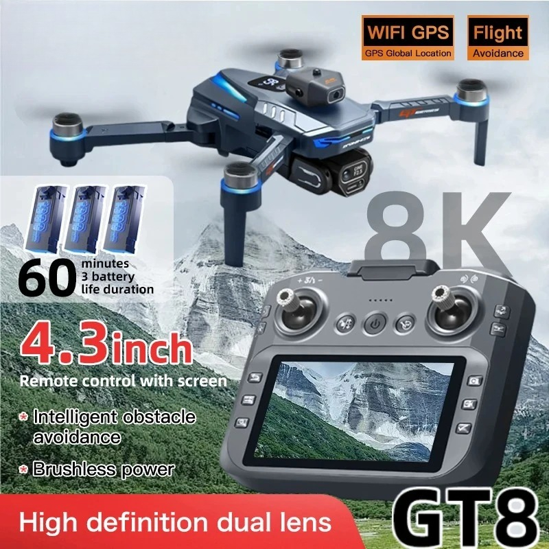 Originele GT8 Drone 8K Profess - Drone Gps Mount recensie en prijs
