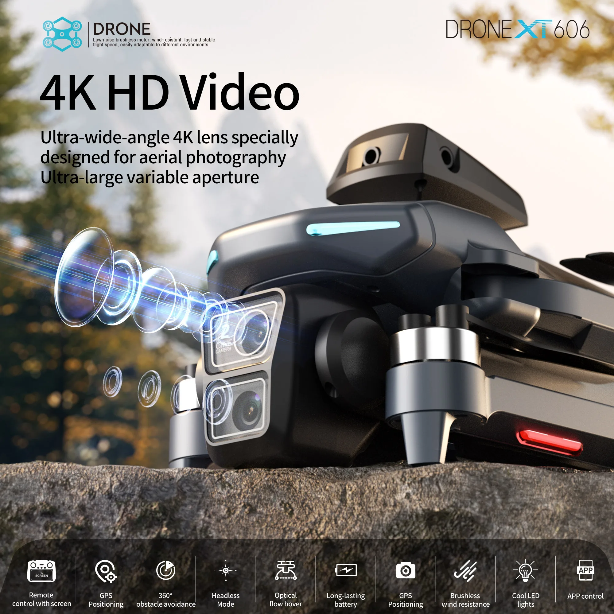 Originele XT606 MAX GPS Drone  - Drone Gps Mount recensie en prijs
