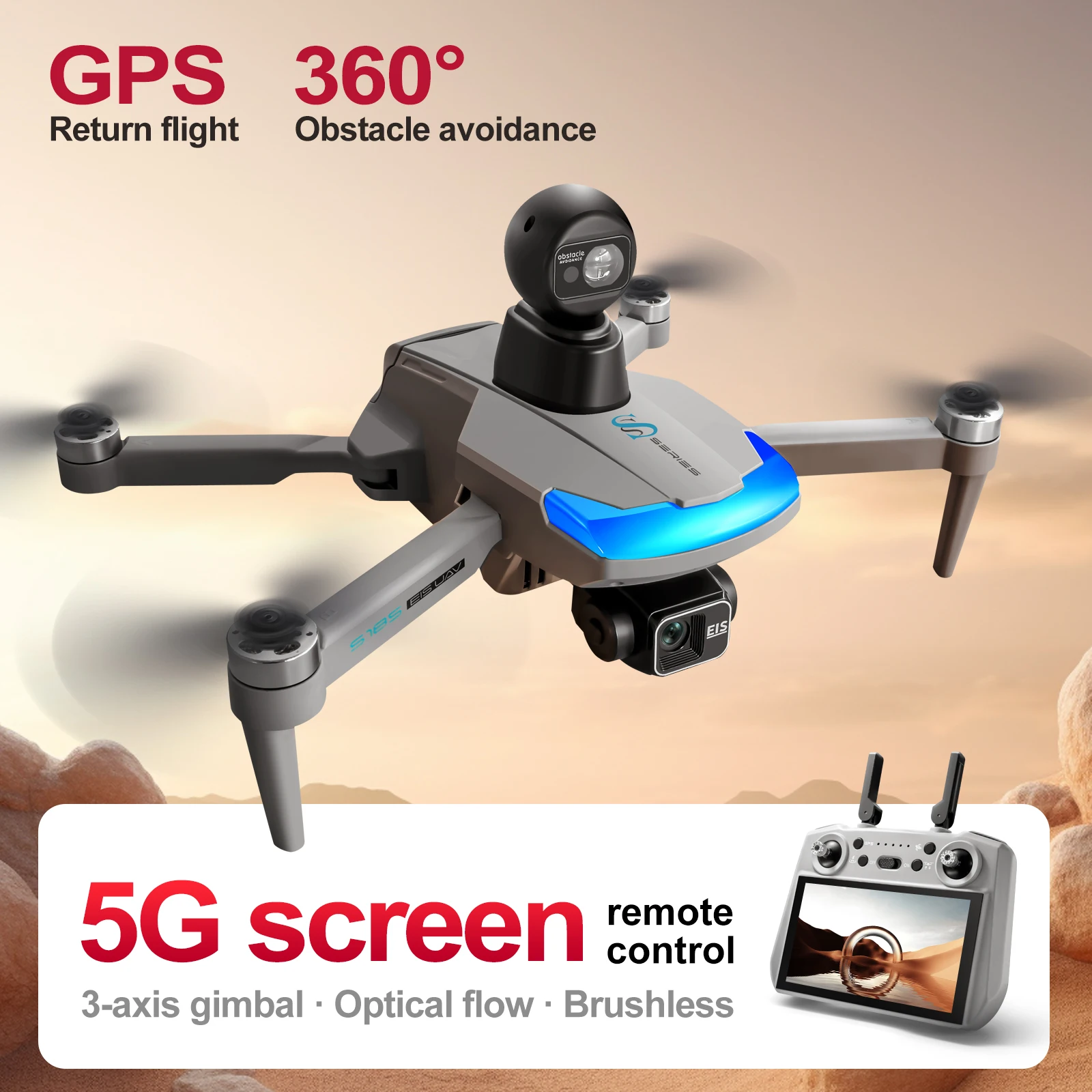 S185 Professionele Drone 2.7K  - Drone Gps Mount recensie en prijs