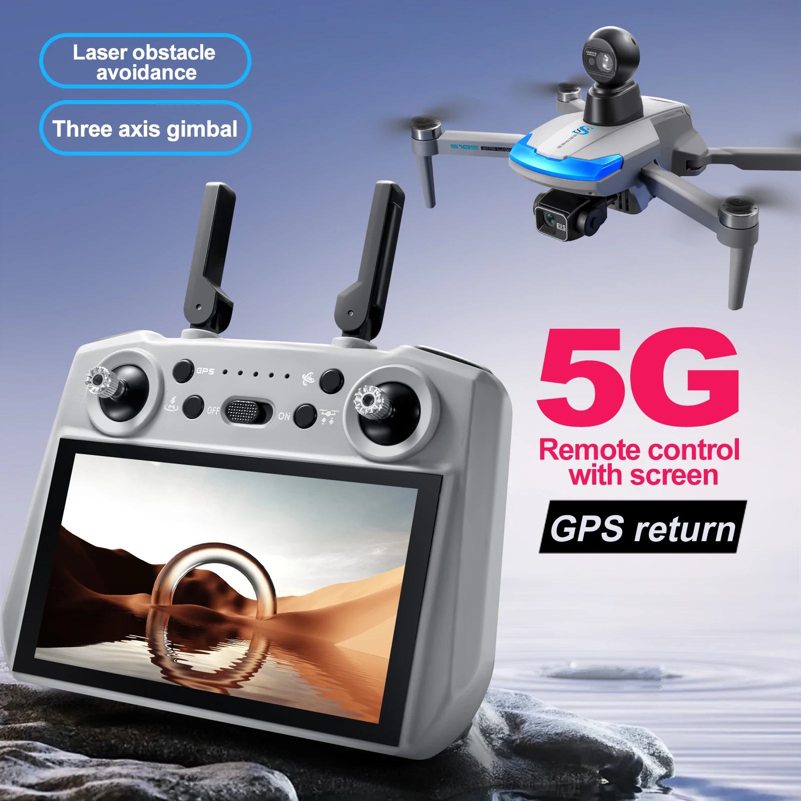 S185 Professionele Drone 2.7K  - Drone Gps Mount recensie en prijs