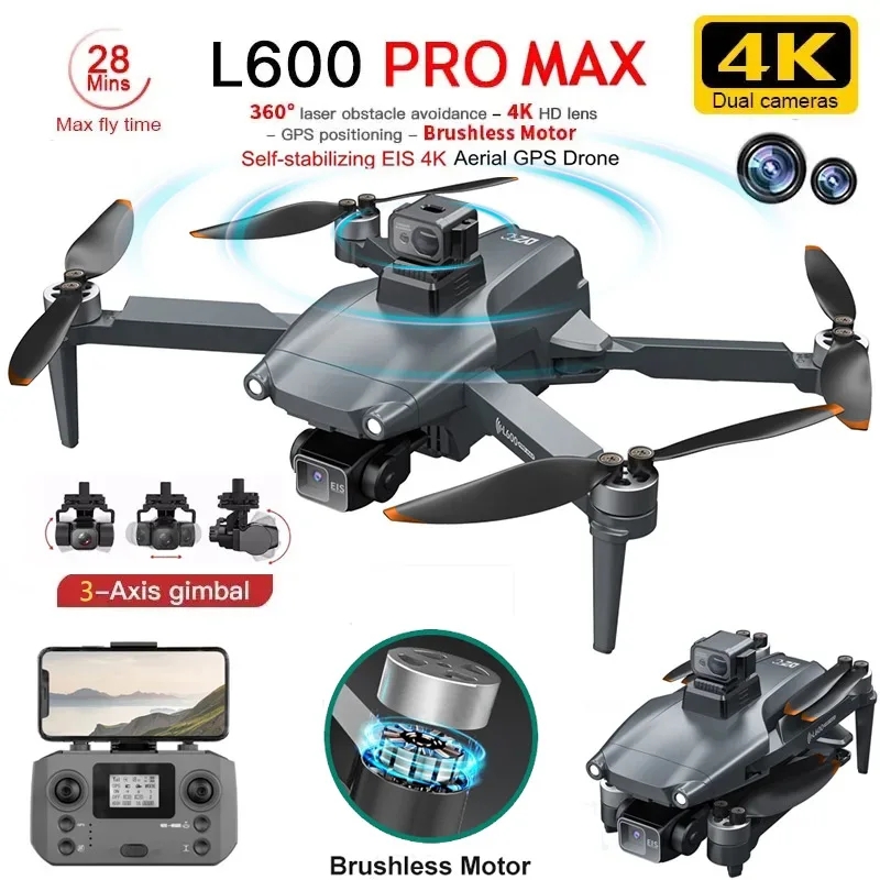 L600 PRO MAX GPS Drone Profess - Drone Gimbal recensie en prijs
